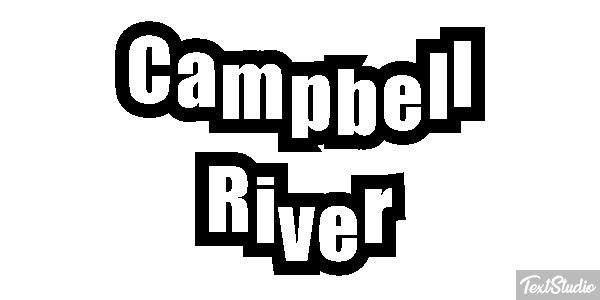 Campbell River Effetto testo