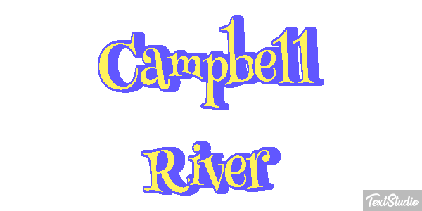 Campbell River Effetto testo