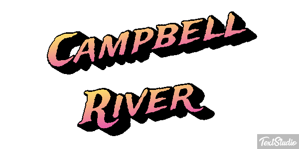 Campbell River Effetto testo