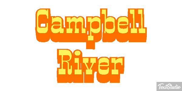 Campbell River Effetto testo