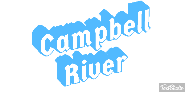 Campbell River Effetto testo