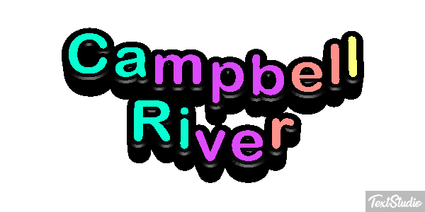 Campbell River Effetto testo