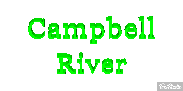 Campbell River Effetto testo