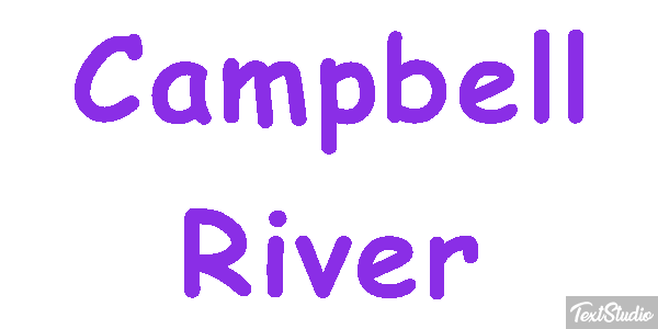 Campbell River Effetto testo