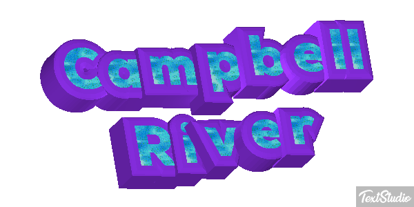 Campbell River Effetto testo