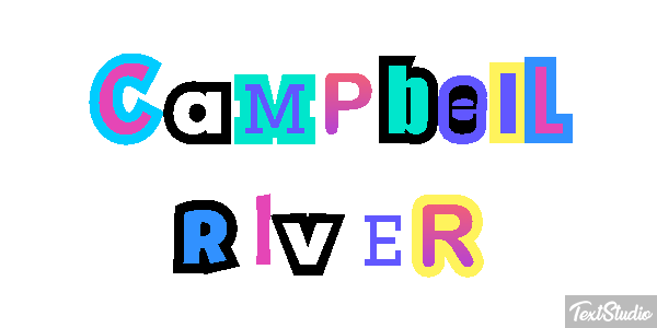 Campbell River Effetto testo