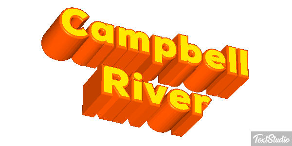 Campbell River Effetto testo