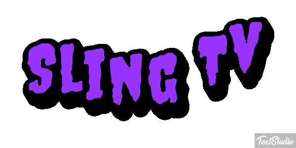Sling Tv Efeito do texto