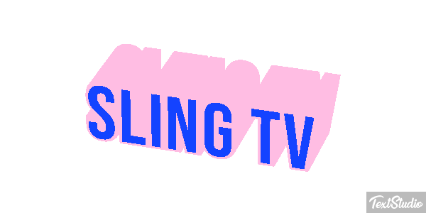 Sling Tv Efeito do texto