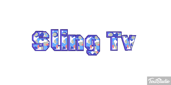Sling Tv Efeito do texto