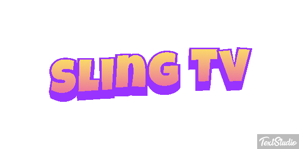 Sling Tv Efeito do texto