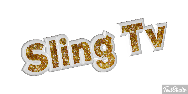 Sling Tv Efeito do texto