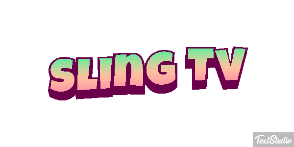 Sling Tv Efeito do texto
