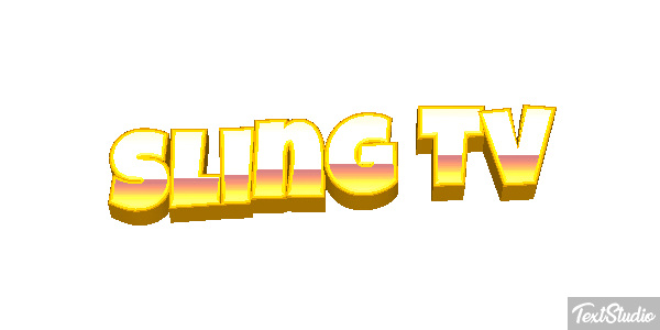 Sling Tv Efeito do texto