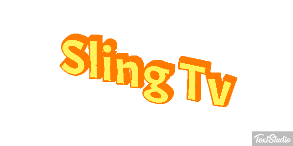 Sling Tv Efeito do texto