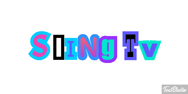 Sling Tv Efeito do texto