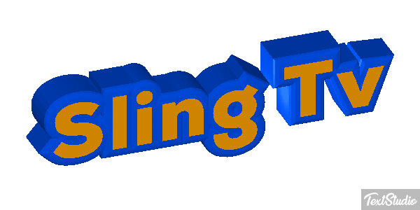 Sling Tv Efeito do texto