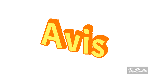 Avis Text effect