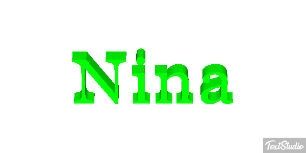 Nina Efekt tekstowy