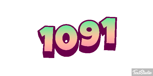 1091 Text effect