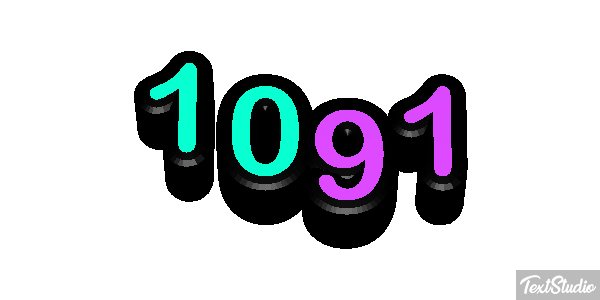 1091 Text effect