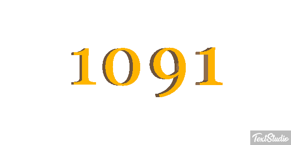 1091 Text effect