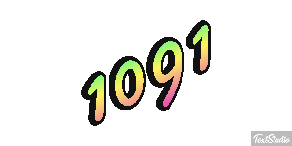 1091 Text effect