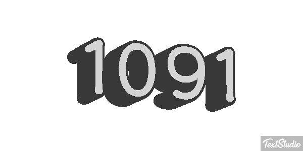 1091 Text effect