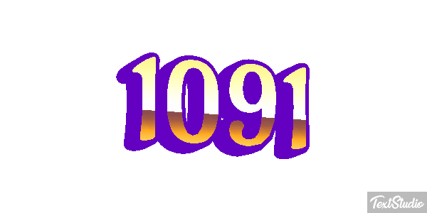 1091 Text effect