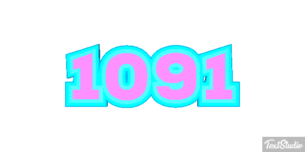 1091 Text effect