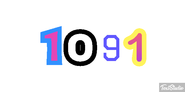 1091 Text effect