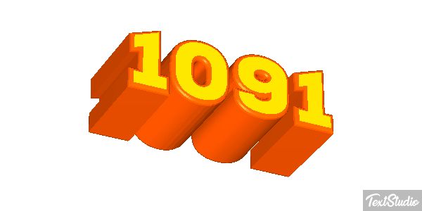 1091 Text effect