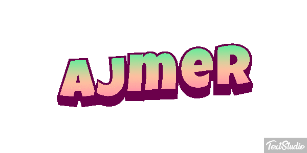 Ajmer Text effect