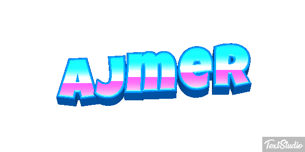 Ajmer Text effect