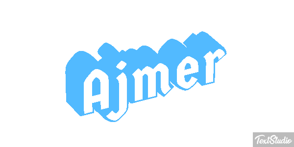 Ajmer Text effect