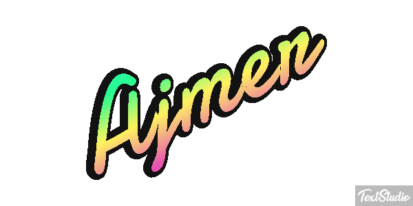 Ajmer Text effect