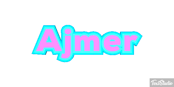 Ajmer Text effect
