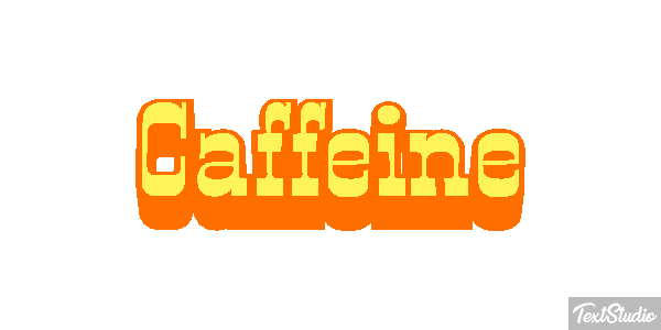 Caffeine Text effect