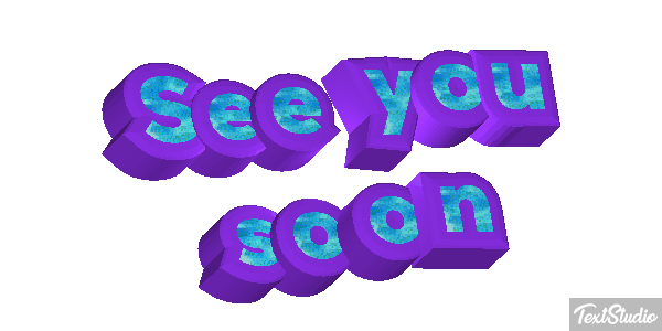 See You Soon Text effect