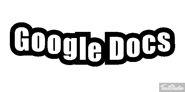Google Docs Tekst effect