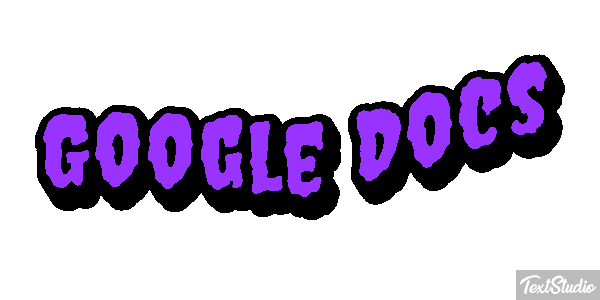 Google Docs Tekst effect