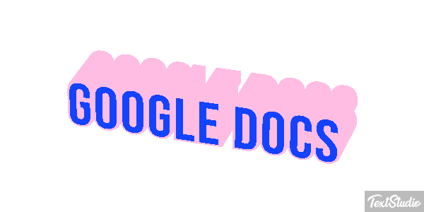 Google Docs Tekst effect
