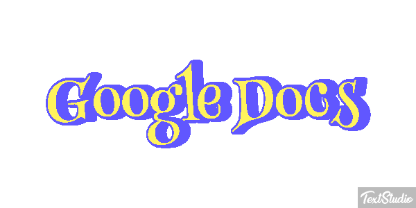 Google Docs Tekst effect