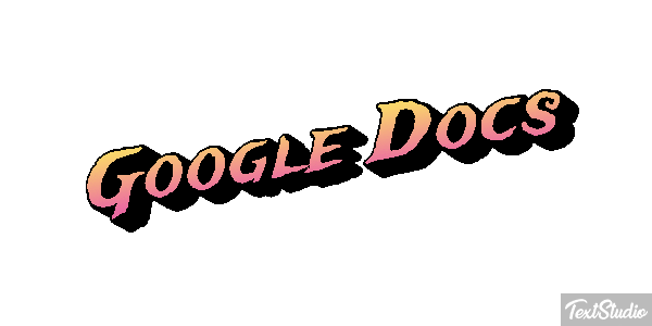 Google Docs Tekst effect
