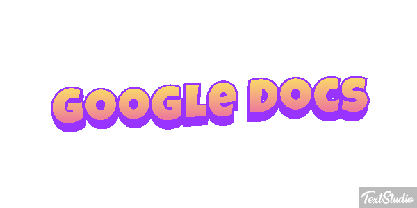 Google Docs Tekst effect