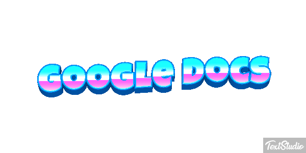 Google Docs Tekst effect
