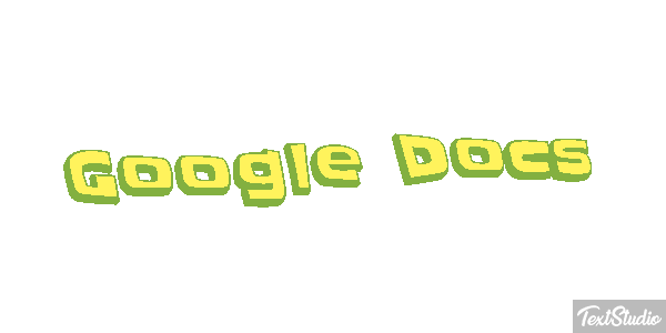 Google Docs Tekst effect