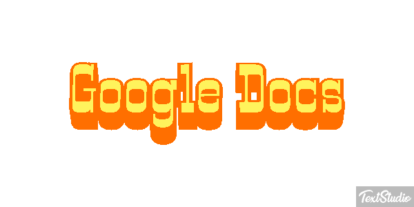Google Docs Tekst effect