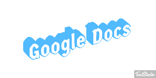 Google Docs Tekst effect