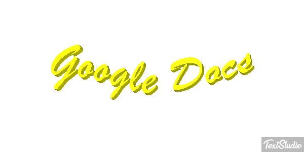 Google Docs Tekst effect